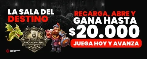 Promoción La Carta del King en Betonwin Casino